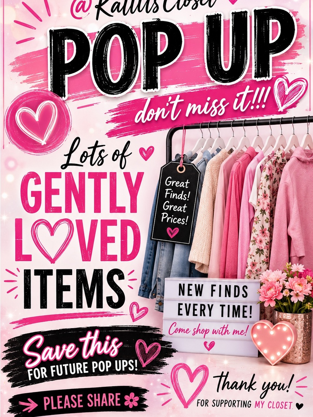 Pop Up Sale - come watch court TV during my live